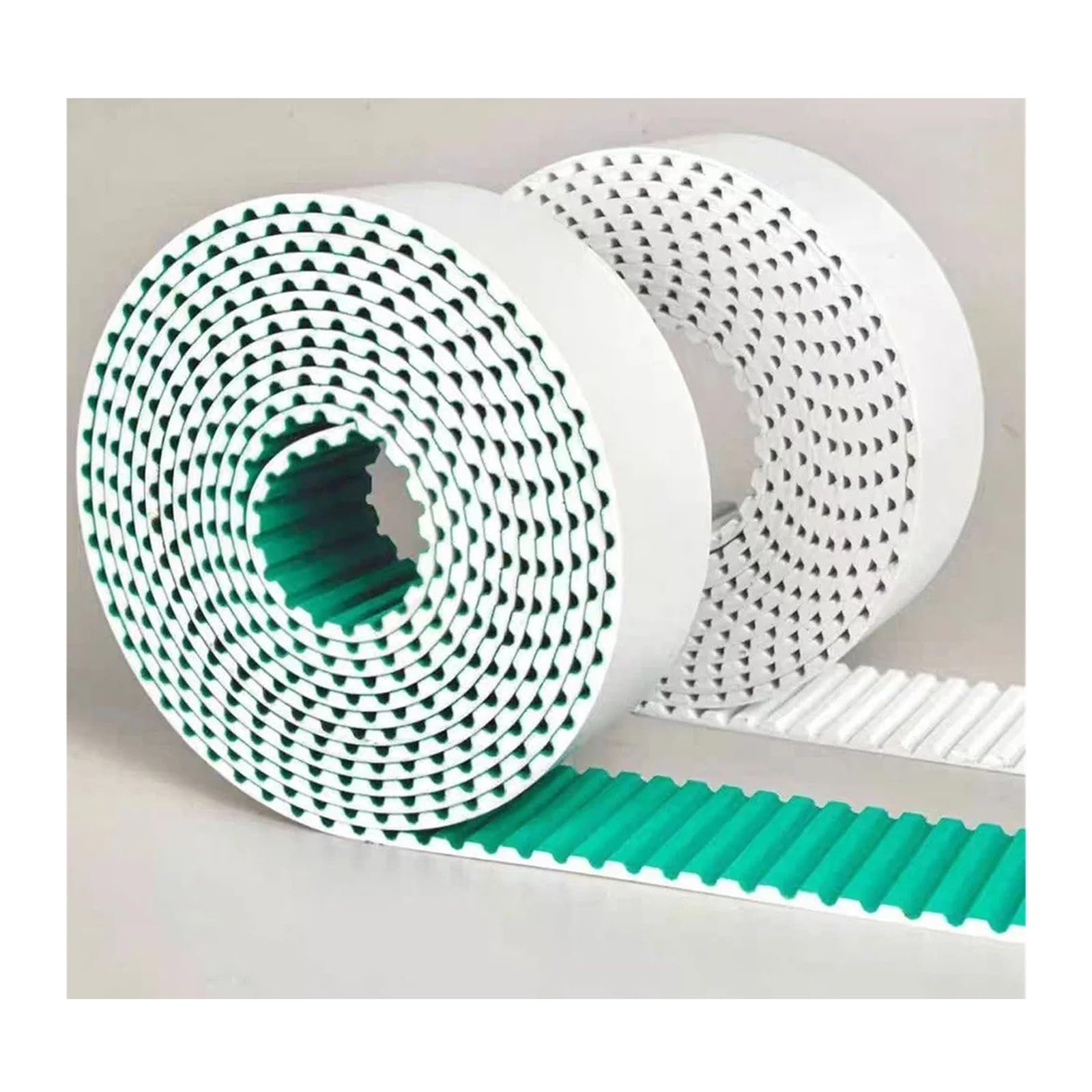 Cinghia Trasmissione Cinghia Dentata Aperta Poliuretano Colore: Bianco Larghezza: 10/15/20/25/30/32/35/40/50Mm AT10 Cinghie Dentate Aperte(5Meter,50mm)