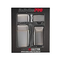 Vista 2 de BaBylissPRO LimtedFX Collection - Afeitadora doble y individual de aluminio Gunmetal, 1 unidad