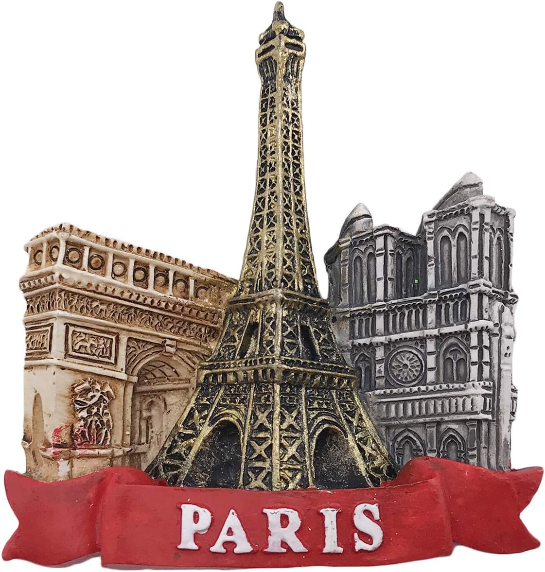 Wedare Magnet Souvenir 3D Paris France Refrigerator Fridge Tourist Handmade Resin Craft ic Stickers Home Kitchen Decoration Travel Gift