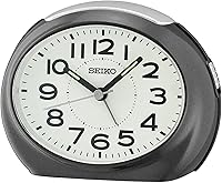 Vista 9 de Seiko Tokai - Reloj despertador para dormitorio, color gris cálido metálico