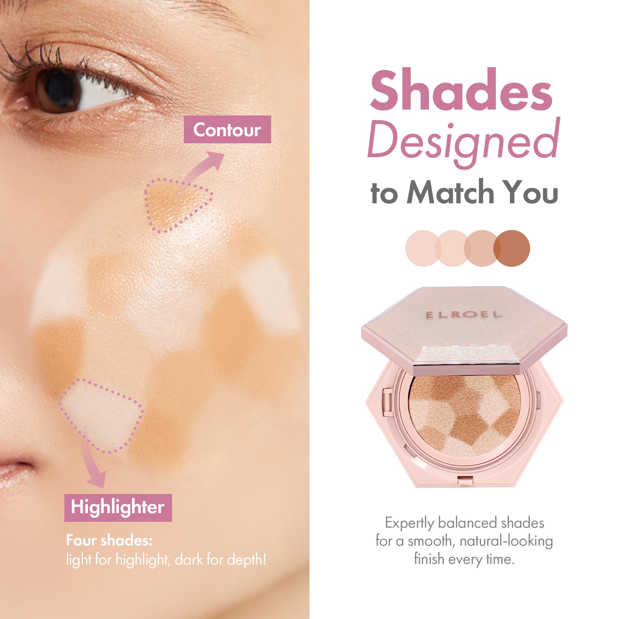 Elroel Fondotinta Cushion 21 Light Beige SPF 50+ PA+++ 12,5 g