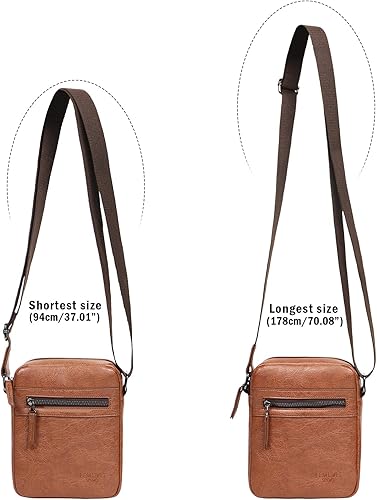 Miniatura 3 de SmallMedium Crossbody bag for men shoulder bag mens purse satchel leather messenger bag gift man