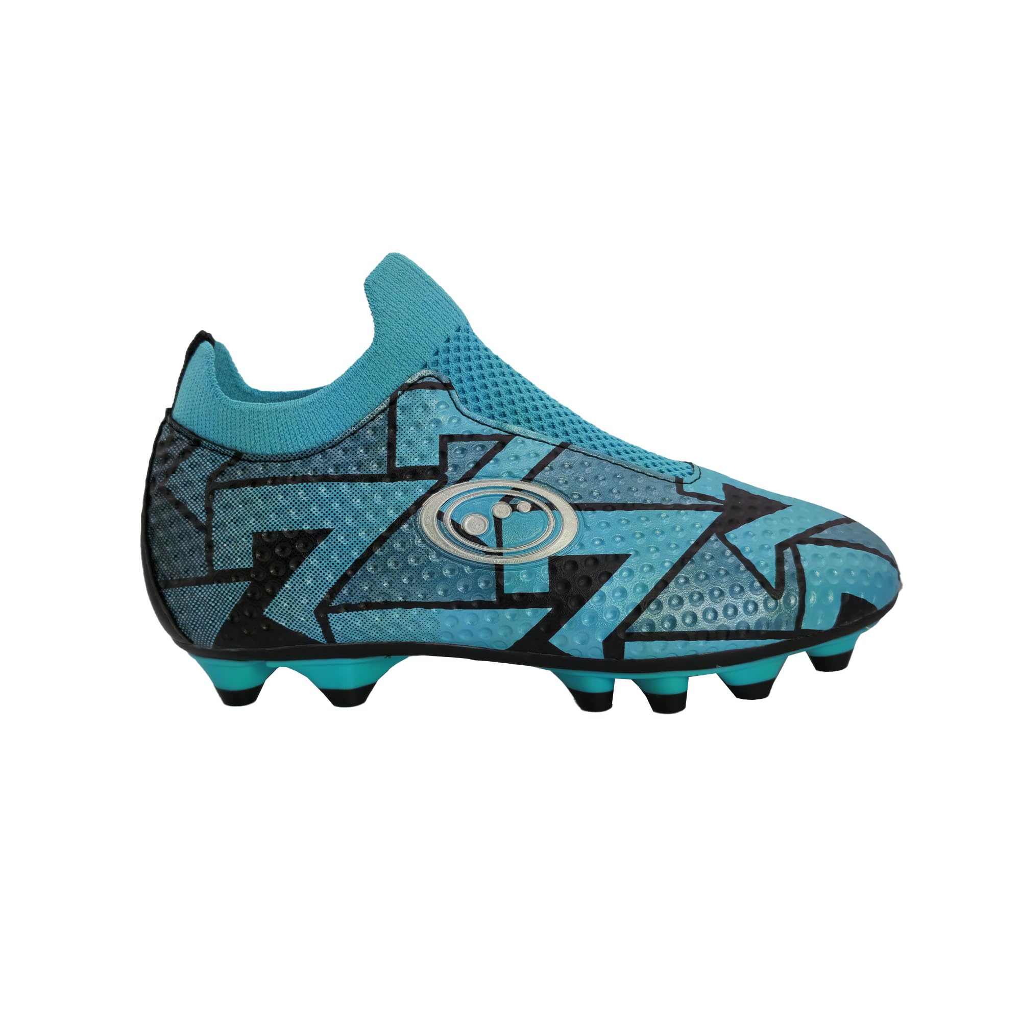 Bota sin cordones Aztec en color azul con cierre moldeado cómoda 8
