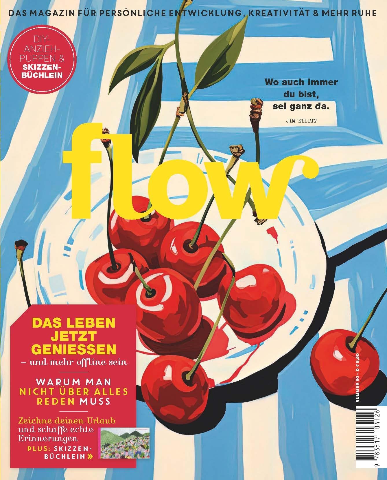 Flow Nummer 90 (4/2025): Das Magazin für persönliche Entwicklung, Kreativität & mehr Ruhe