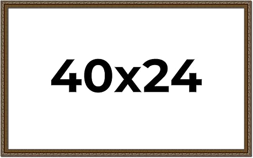 Miniatura 44 de Marco de fotos completo de madera dorada envejecida de 16 x 20 pulgadas con plexiglás acrílico UV, parte trasera de tablero de espuma y accesorios