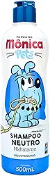 Shampoo De Pêlos Para Cães E Gatos Neutro Hidratante Turma Da Mônica 500 Ml Azul
