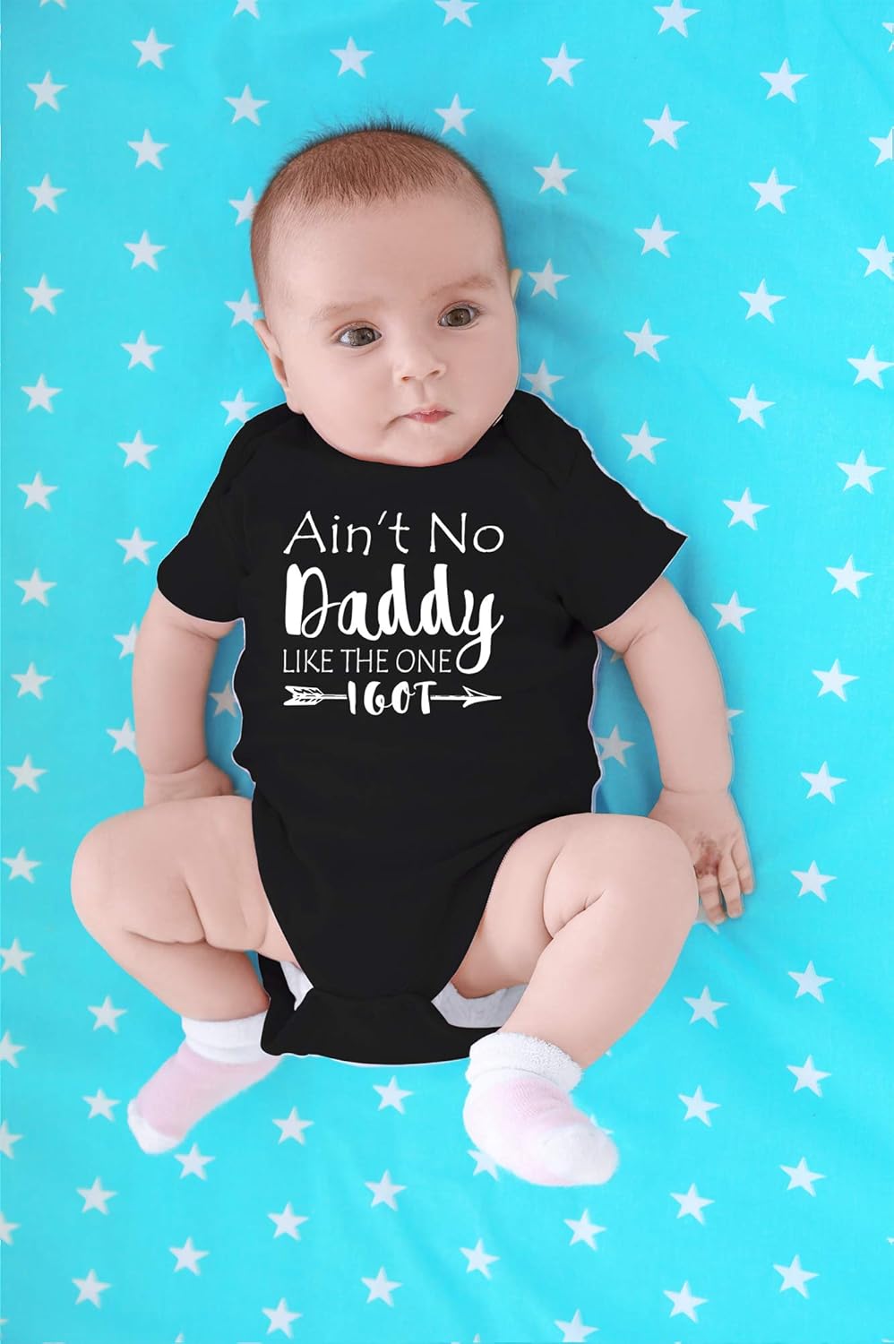Ain't No Daddy Like The One I Got Baby Bodysuit Funny Infant Outfit Boy Girl Unisex Comfy Wear - Image 4