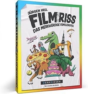 DENKRIESEN - Filmriss - The Strange Family Game | Fairy Tale, Crime or Lovestory | Creativity & Memory | Chaos & Fun Guaranteed | From 6 Years | 3-8 Players