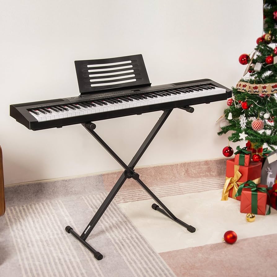 Amazon.com: AODSK Single-X Keyboard Stand Adjustable Width