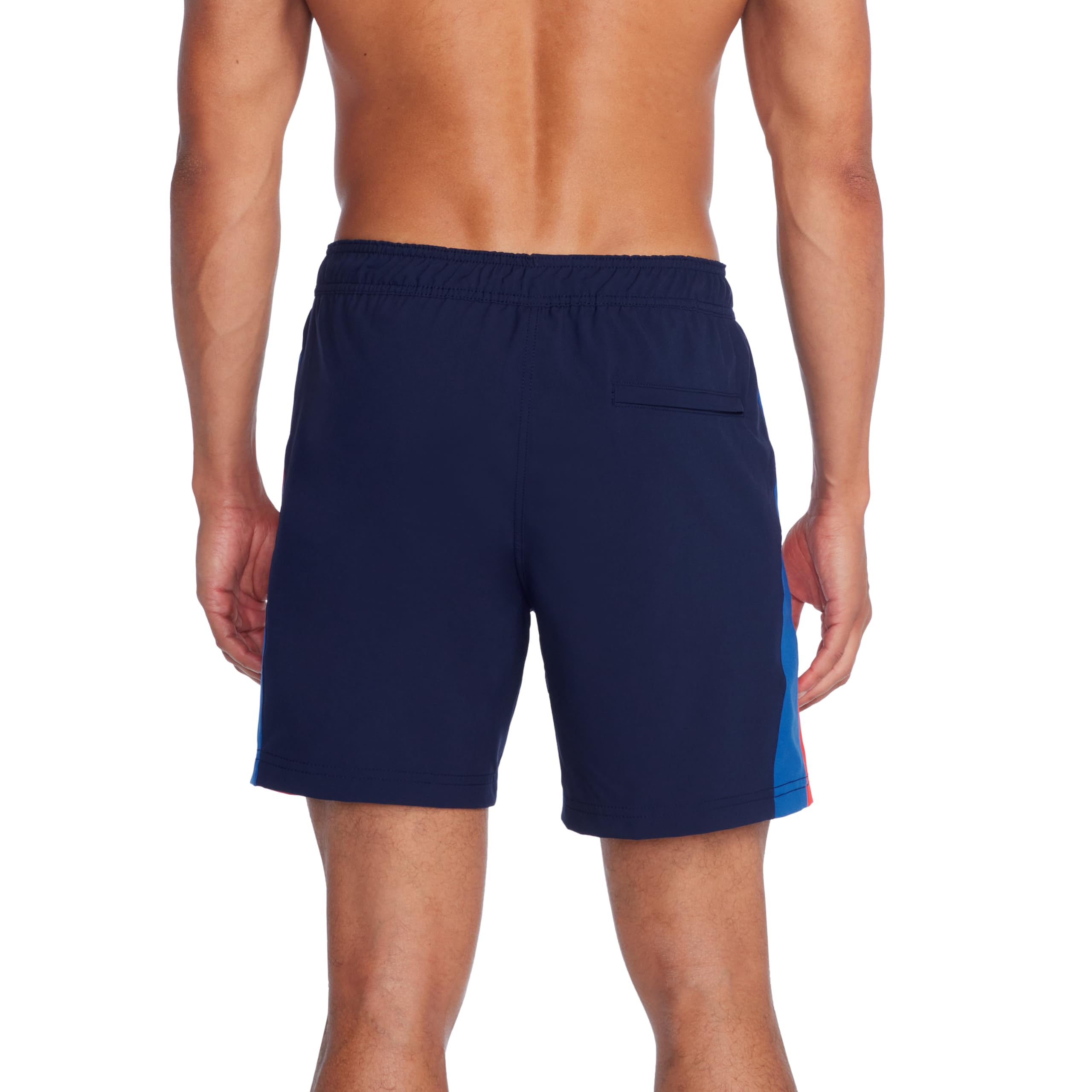 Speedo Bañador Redondo Estampado Medio Hombre, Peacoat Vertical, XXL