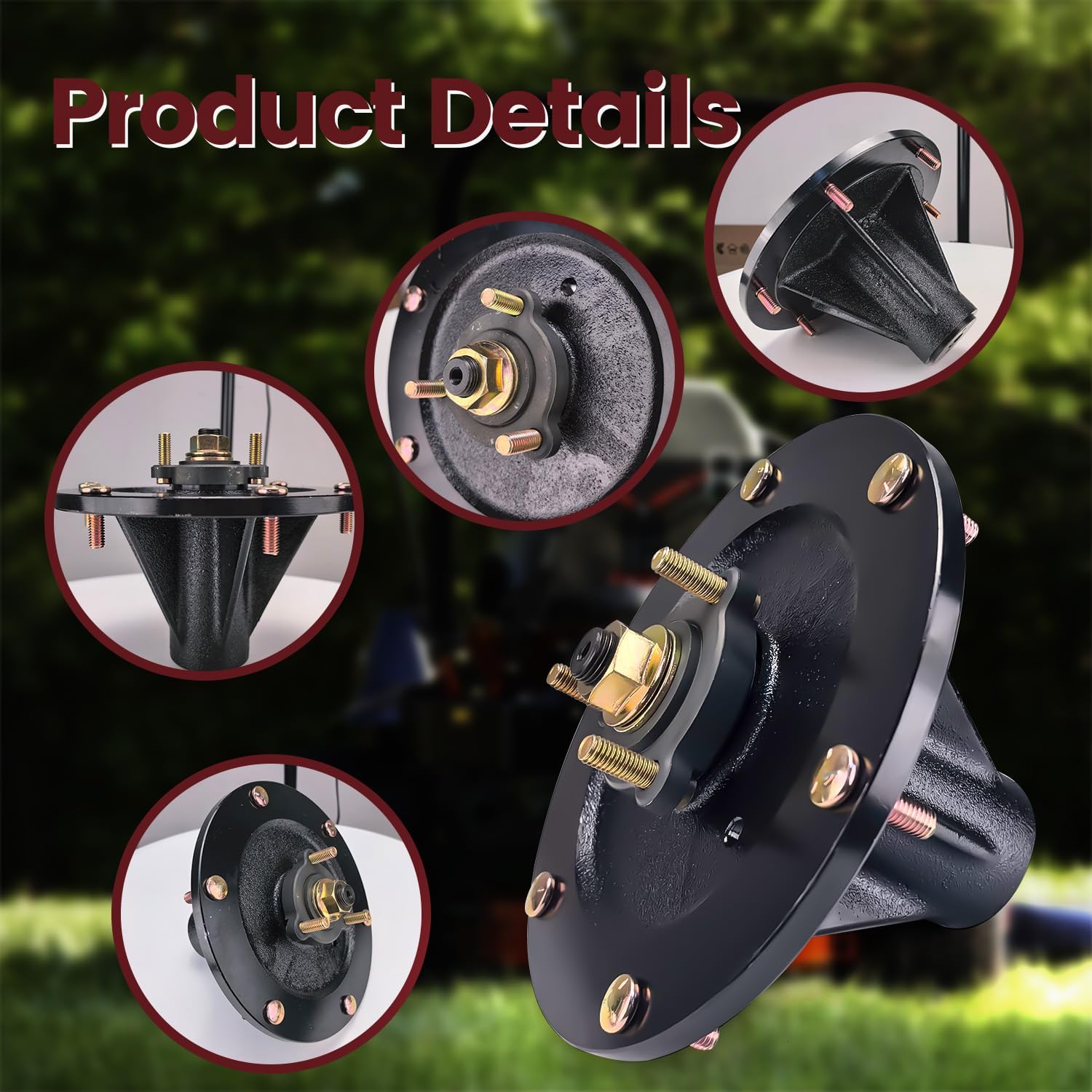 119-8560 Spindle Assembly Compatible with Toro 48 52 60-Inch Z Master G3 3000 5000 6000 7000 Mowers 1198560 117-6158,Professionally Designed High Performance Replacements