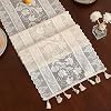 Lace Table Runner Handmade Embroidered Lace Table Runner Floral Vintage Table Runner Rectangle Table Runner for Home Dining Room Wedding Party DecorationB30x90cm