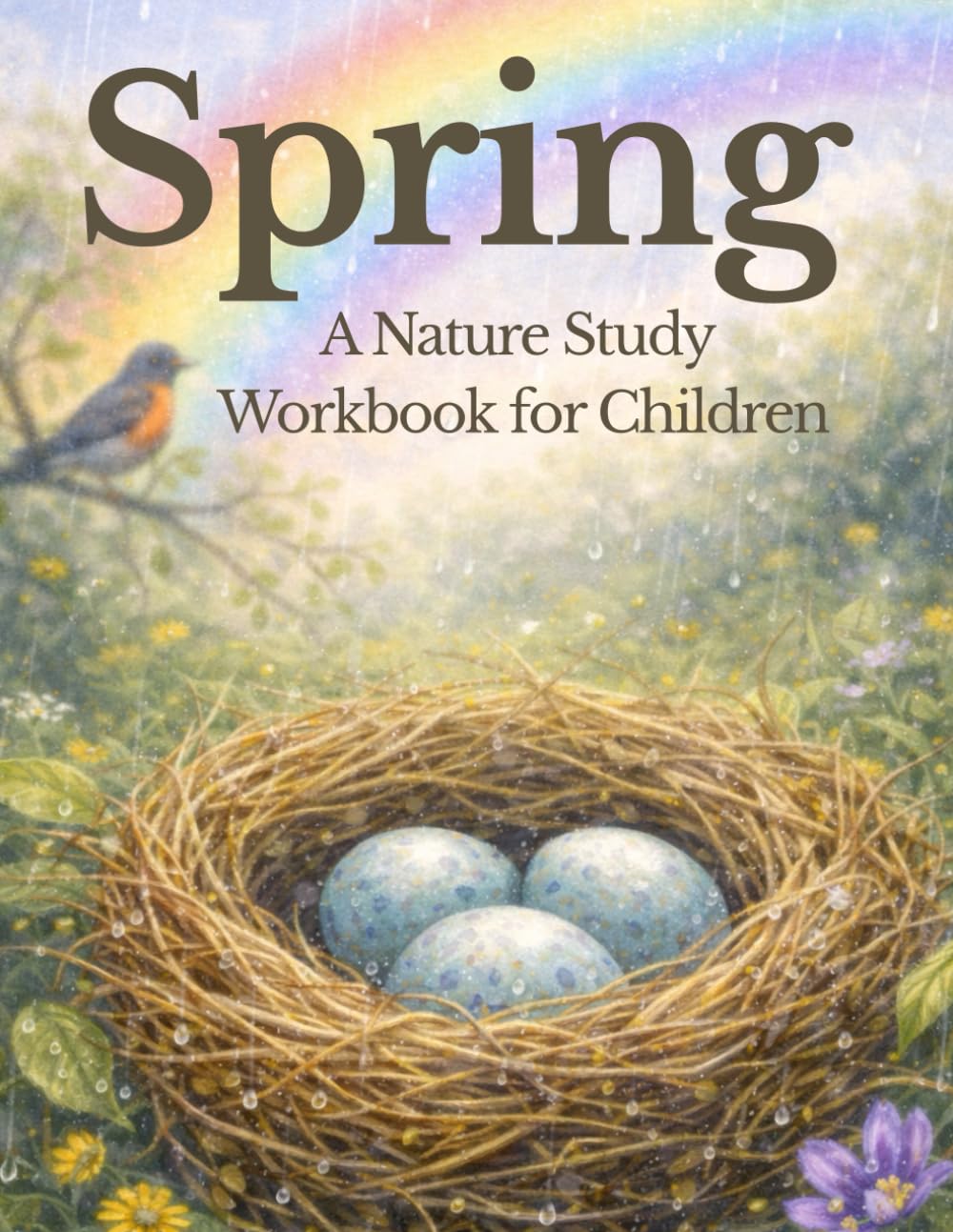 Spring: A Nature Study Workbook for Children: Exploring Weather, Gardens, Animals, Birds, and New Life (The Nature Study Copywork Series)