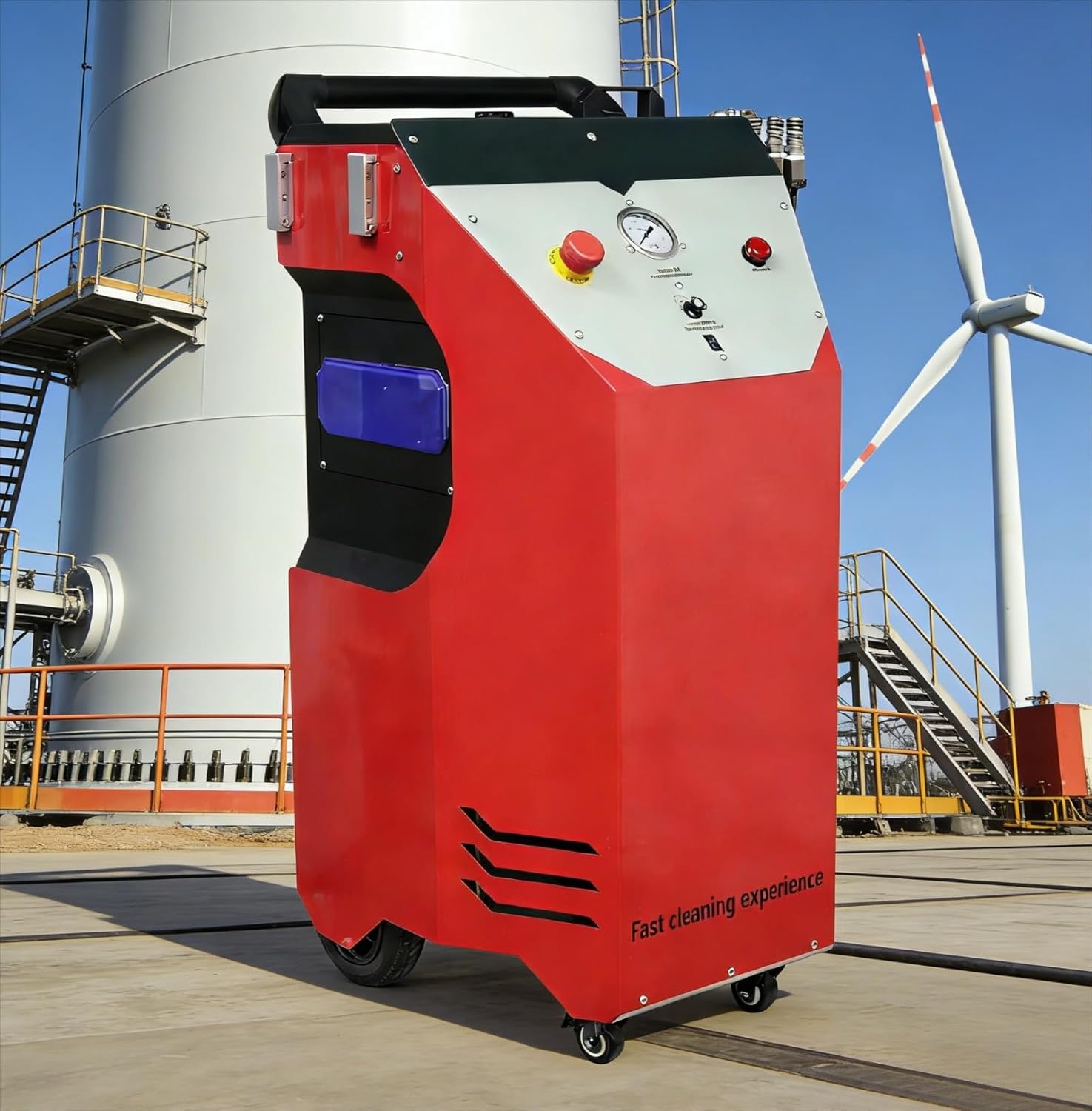 Dry Ice Blasting Machine, Dry Ice Cleaning Machine, Heavy Duty Dry Ice Blaster for Farm Equipment Agricultural Machinery Tractor Maintenance Grease Rust Carbon Removal Farming Ranch Use