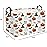 Essme Rectangular Halloween Basket,Kids Baskets Empty with Handles for kids Halloweens Room Decor,Boys and Girls,Candy BasketTrick or treat