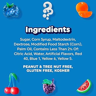 Airheads Candy Mini Bars, Assorted Flavors Bulk Variety Pack, Holiday Christmas Stocking Stuffers for Adults & Kids, Non-Melting, Party, 5 Pound Bag