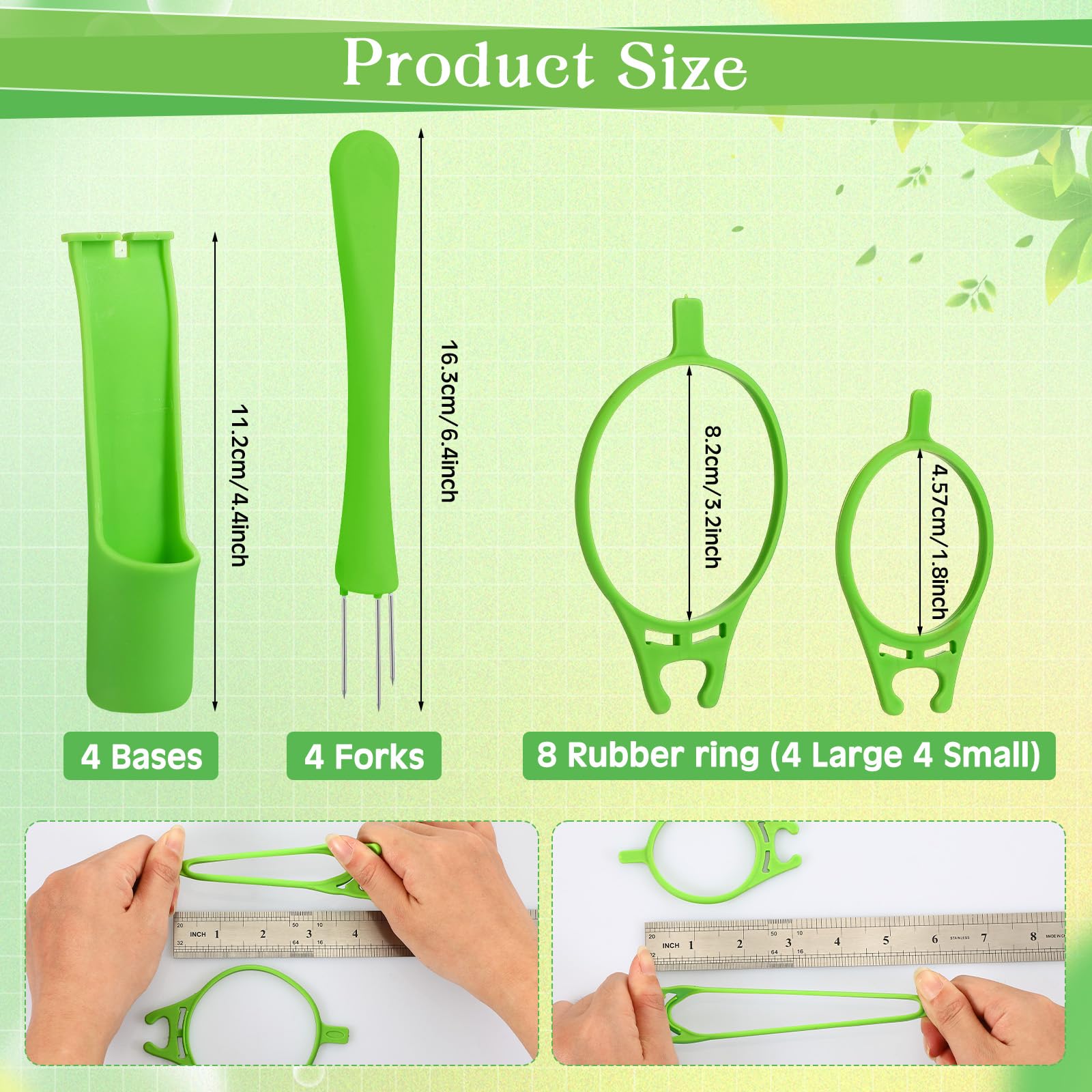 Pickle Fork Grabber - 4 Pack Stainless Steel -2 Pickle Fork Grabber - 4 Pack Stainless Steel -2