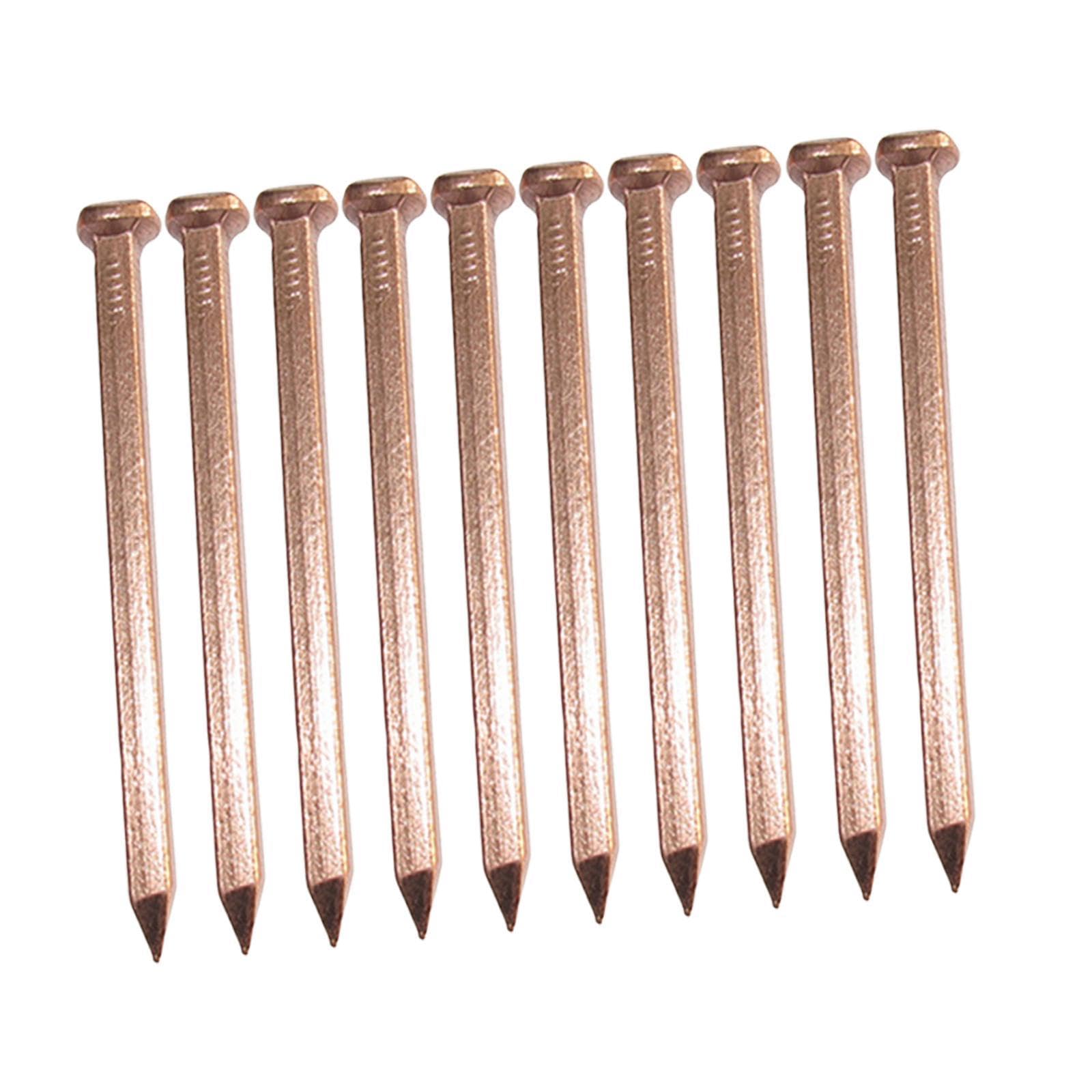 Copper Nails Easy Installation Hardware 10x for Landscaping Home Improvement 100mm | 10 Copper Nails-image-46