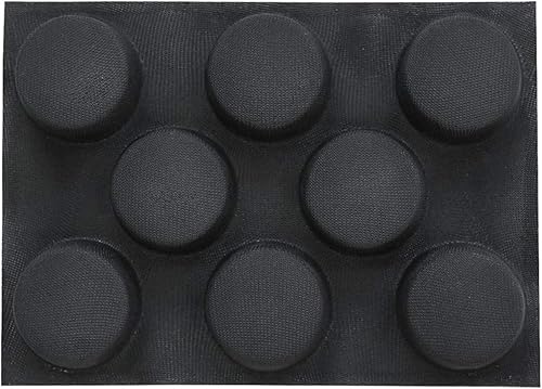 Moldes de silicona para panadería perforados para panadería bandejas antiadherentes para hornear molde para pan 8 cavidades