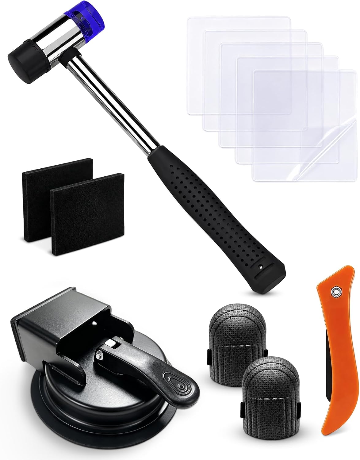 AXIUM Floor Gap Fixer Tool, Plank Gap Repair Installation Kit, Black
