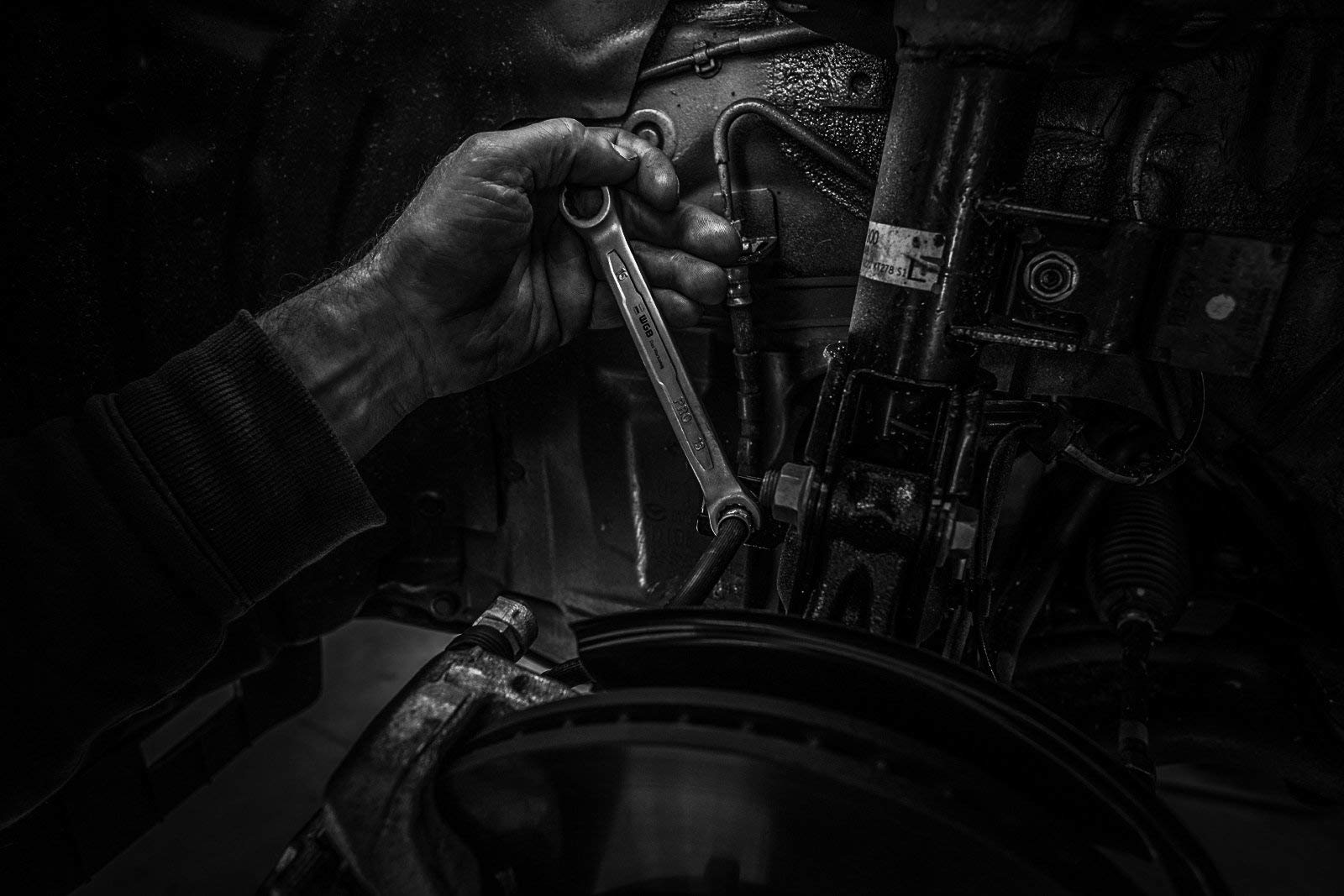 Doppelringschlüssel-Satz für Bremsleitung und Co, offen, DIN 3118 A | 10-tlg. | Leitungsschlüssel Set Nr.240 K | 8-32 mm | CrV | WGB - 8