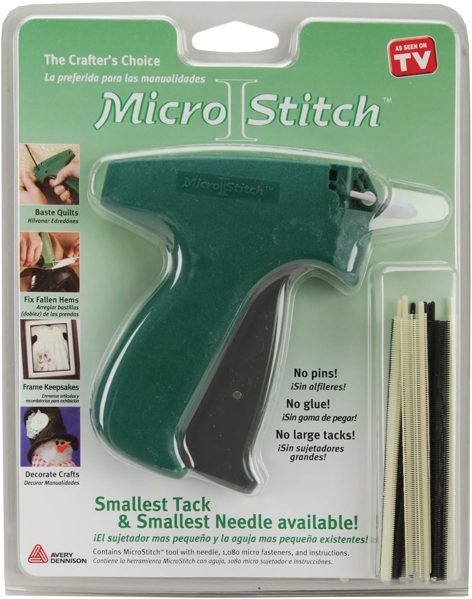 MicroStitch Tagging Gun Kit Includes 1 Needle, 540 Black