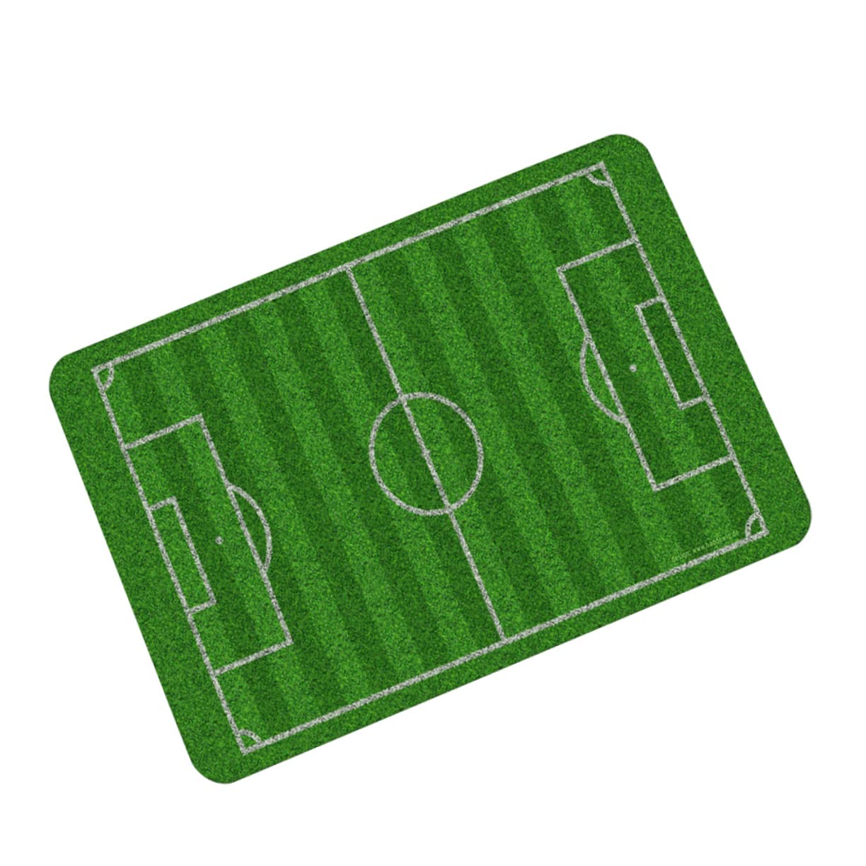 Alfombra absorbente de entrada Toddmomy estilo campo de fútbol para decoración y protección