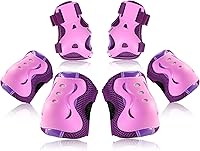 Vista 7 de BOSONER - Rodilleras y coderas para niños y jóvenes, equipo de protección para patines de ruedas, ciclismo, BMX, bicicleta, patineta, patinaje