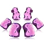 BOSONER Kids/Youth Knee Pad Elbow Pads Guards Protective Gear Set for Roller Skates Cycling BMX Bike Skateboard Inline Skatings Scooter Riding Sports