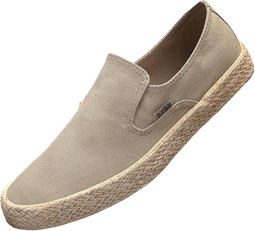 Miniatura 4 de Men's Breathable Solid Color Korean Version Trendy Casual Comfortable Lightweight Linen Sneaker Rack for Men Bedroom Athletic