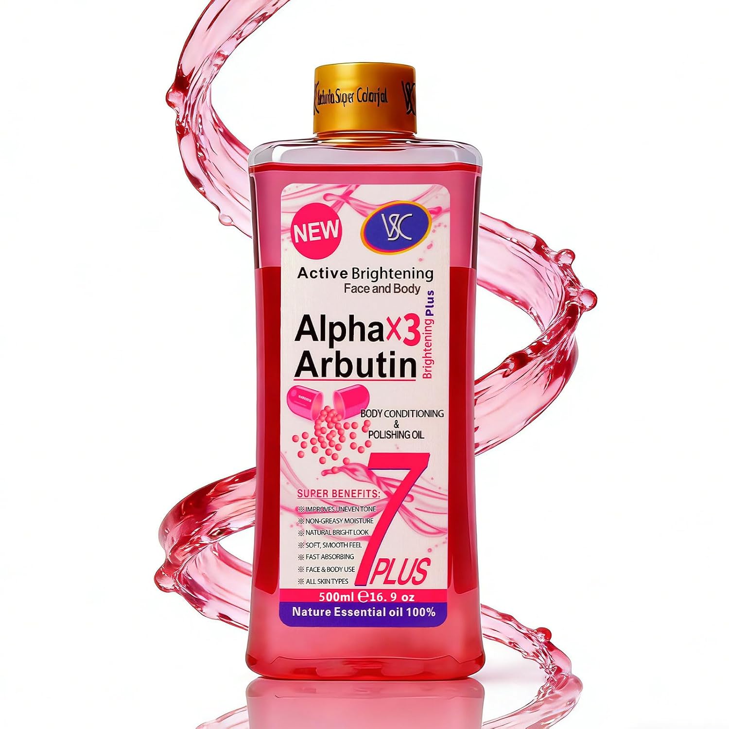 Alpha Arbutin Face & Body Oil - Lightweight Moisturizing Care