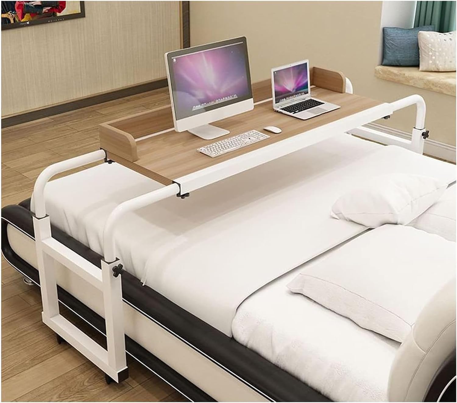 Table de lit ordinateur avec réglage de hauteur ergonomique