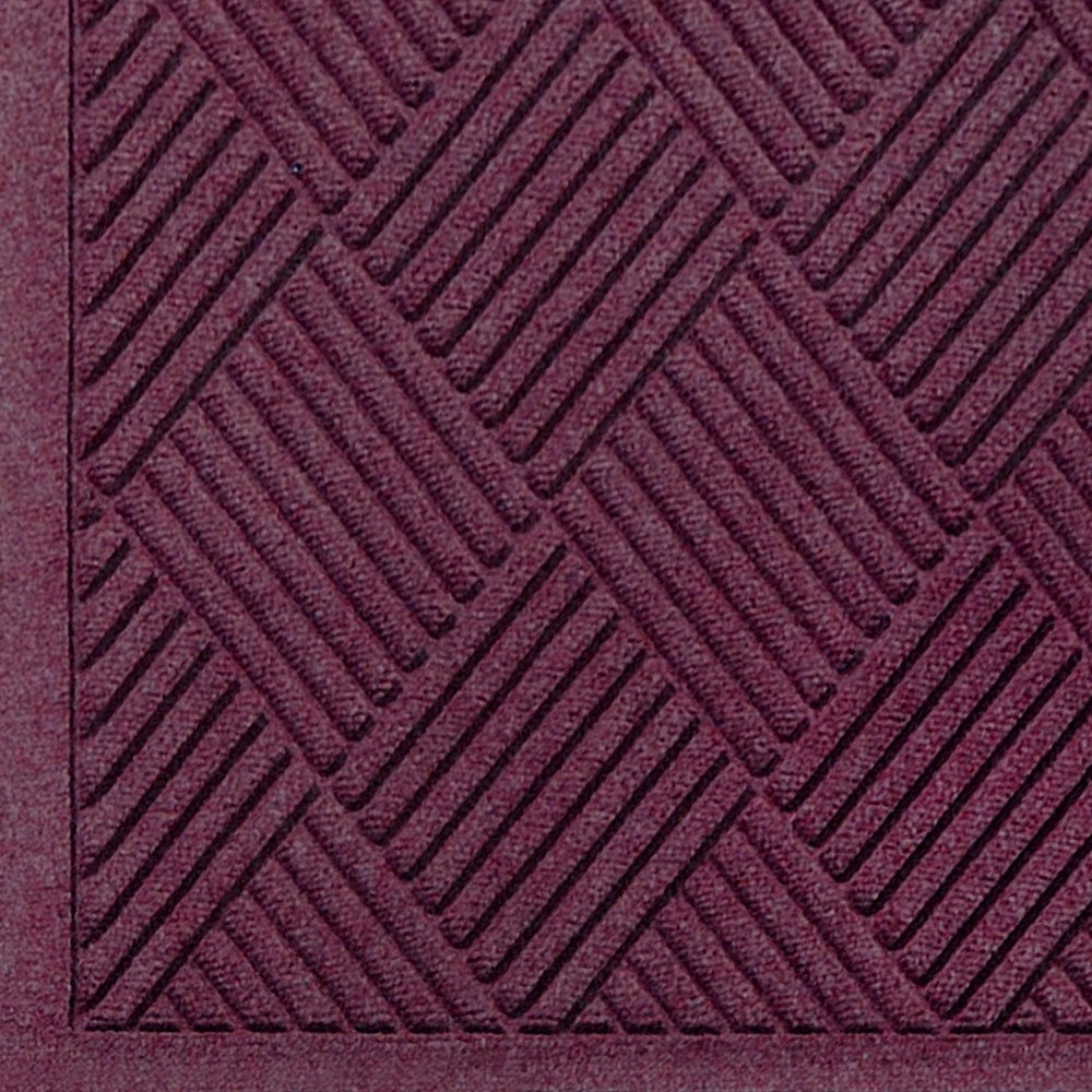 M+A Matting WaterHog Fashion Diamond-Pattern Commercial Grade Entrance Mat, Indoor/Outdoor Medium Brown Floor Mat 3' Length x 2' Width, Medium Grey — view 9