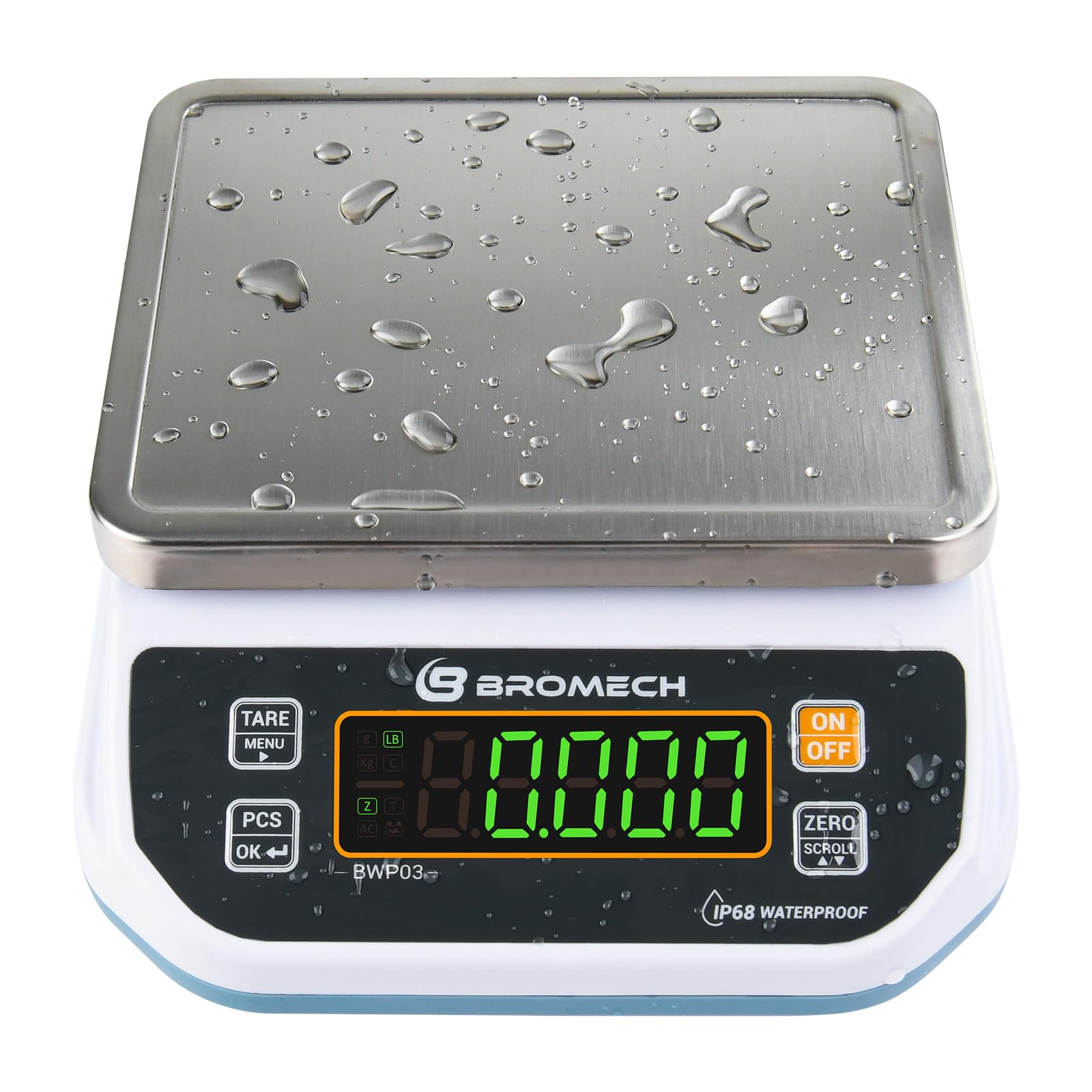 High Precision Scale IP68 Waterproof with Counting Function - 6lb, 0.001lb Digital Accurate Electronic Balance Scientific Scale - Ideal for Lab, Industrial - Weighs Gram, Pound, Kilogram