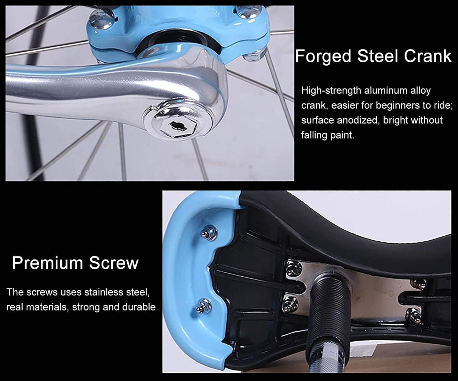 MDybf Adult Large Wheeled Unicycle, Neutral Adult/Coach/mom/dad/Tall Balanced Bicycle, with A Load Capacity of 150 Kilograms