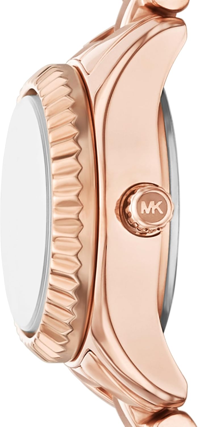 Michael Kors Women's Lexington Three-Hand Rose Gold-Tone Stainless Steel Watch Gift Set (Model: MK4946SET)