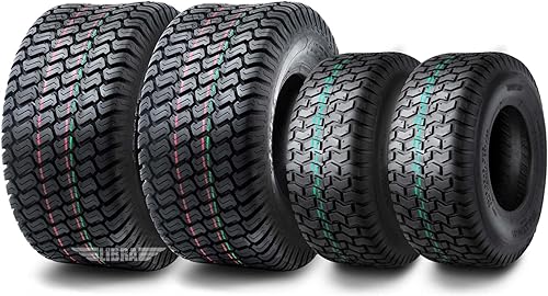 Miniatura 12 de WANDA Juego de 4 neumáticos de césped para cortacésped de giro cero 11x4-5 delanteros y 16x6.5-8 traseros/4PR -13204/13019