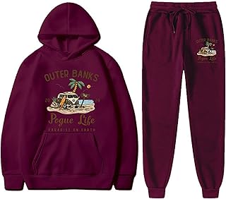 Outer Banks Unisex 2-Piece Hooded Joggers Tracksuit Set
