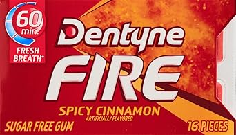 Dentyne Fire Sugar Free Gum Spicy Cinnamon