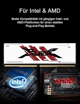 PUSKILL DDR4 RAM 16GB (2x8GB) 3200MHz CL16 Gaming Memory PC4-25600 288-Pin UDIMM RAM 1.35V with Heatsink Compatible with Intel & AMD