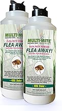 FLEA Powder for Animal & Home Use Flea-Away - TWIN PACK 2 x 400Gram Shaker - Multi-Mite® -