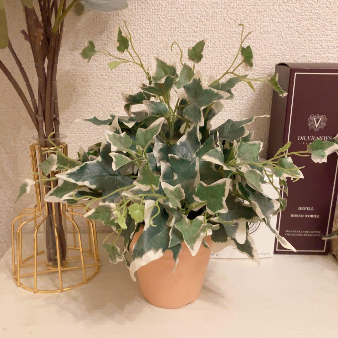 観葉植物 造花 フェイクグリーン リアル インテリア アイビー 鉢植え 光触媒