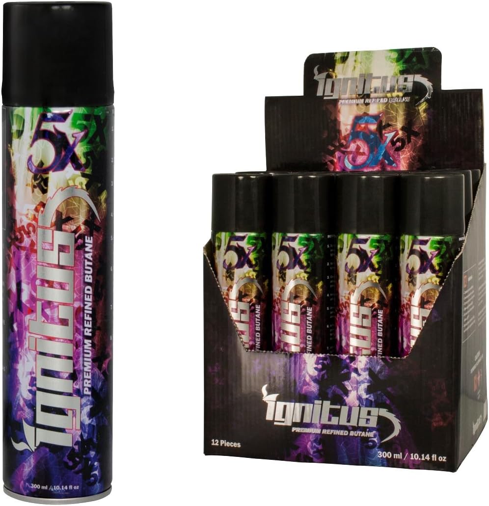 4 Cans 5X Premium Refined Butane