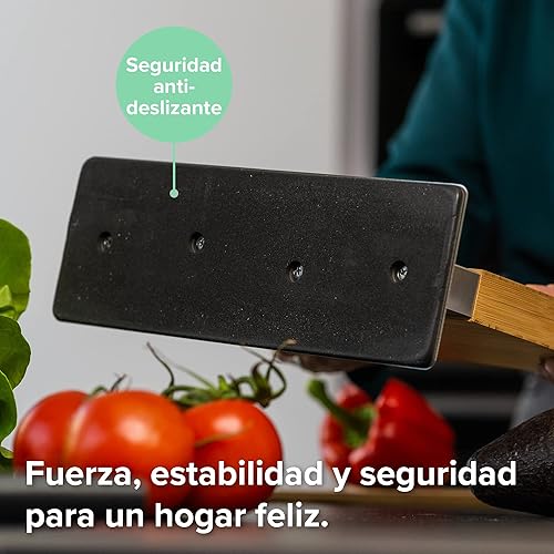 Miniatura 4 de Coninx Magnetic Knife Holder with display stand, Double Sided Strong Magnetic Knife block for Kitchen counter top, Universal empty storage Organizer