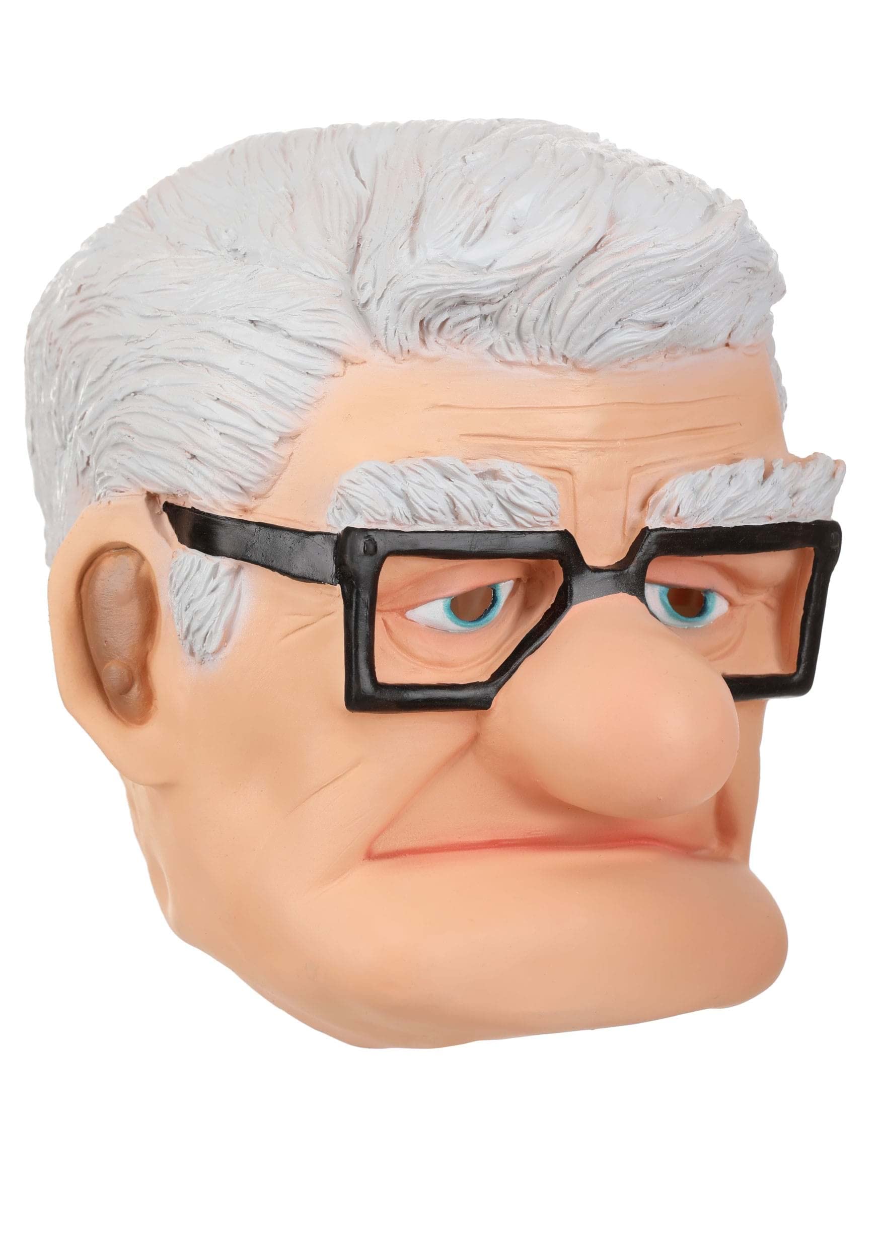 elope Disney Up Carl Latex Costume Mask - Officially Licensed Pixar's UP Movie Mask - Standard