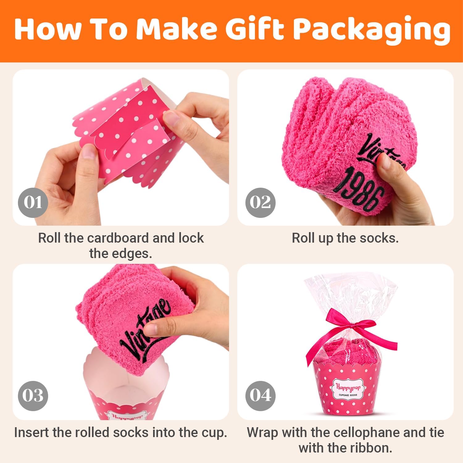 HAPPYPOP Unique Birthday Gifts for Women - Socks for 1985-1994 Birthday, Bday Gifts for Her - Image 4