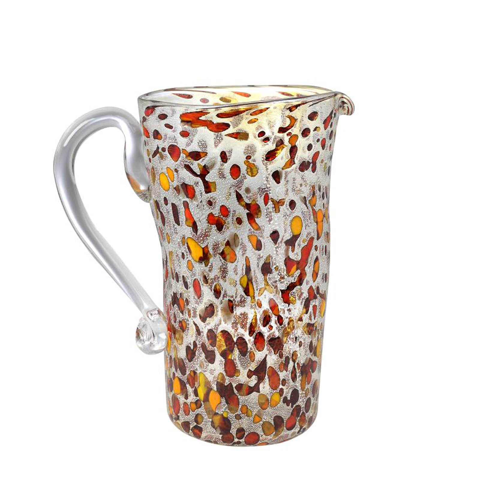 (Karaffe Rialto) Murano Karaffe Rialto/Acquario Gläser 2er Set. Hochwertige Handarbeit - Exklusive Erzeugnisse des Kunsthandwerks