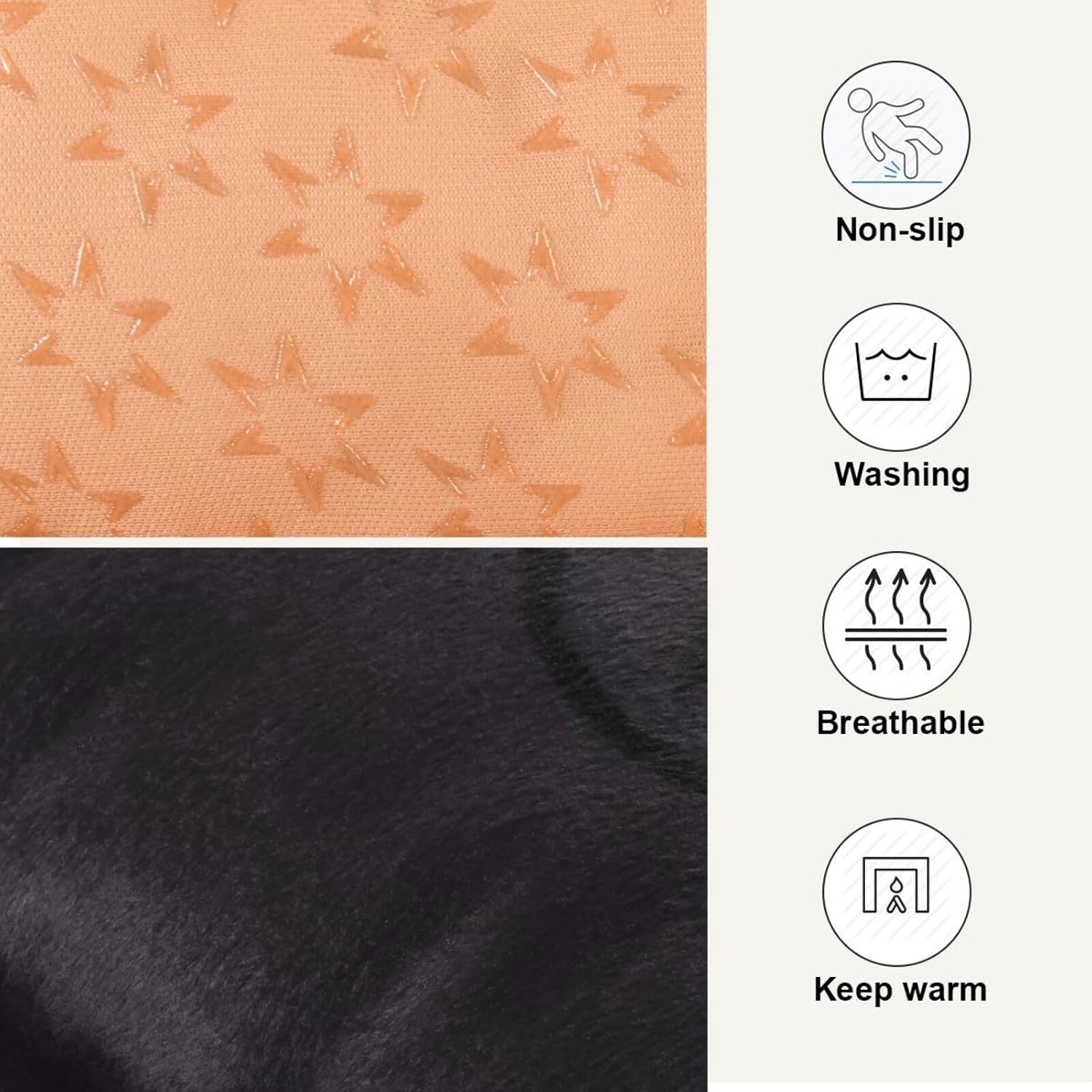 review African Girl Pet Bed Pad Soft Dog Bed Mat with Anti-Slip Bottom, Machine Washable Crate Pad Mattress for Dog Sleeping- 24 * 18inches