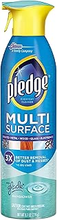 Pledge Multi Surface Everyday Cleaner Aerosol Spray, Rainshower 9.70 oz (Pack of 12)