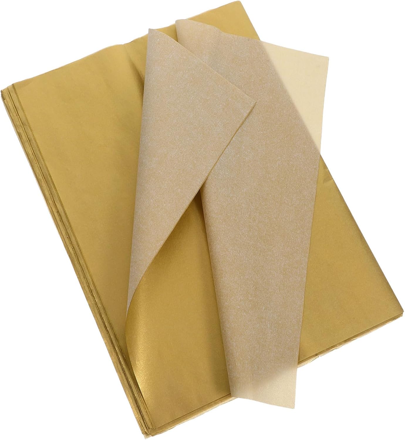 Anneome Gold Tissue Paper Sheets 100pcs for Gift Wrapping and Craft Use